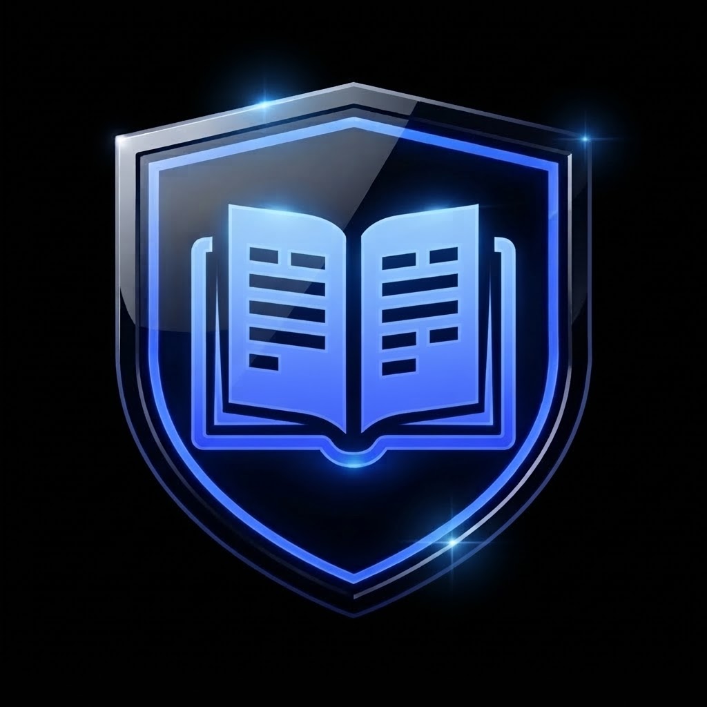 vCyberBoard Advisor shield and open book emblem