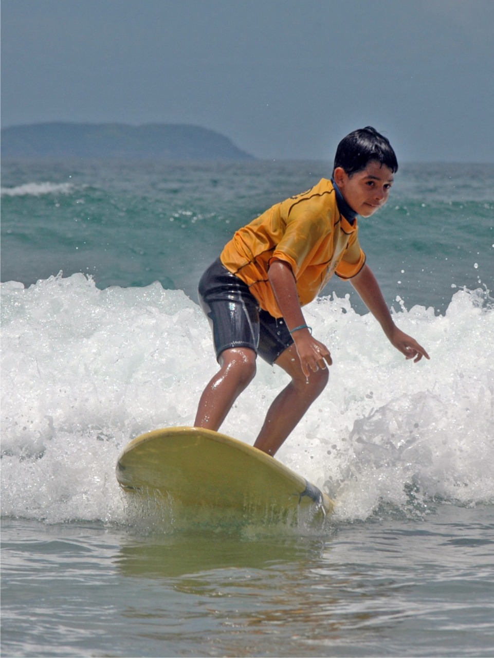 Deslizando no mar