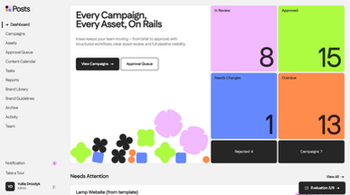 Marketing Project Tracker template preview