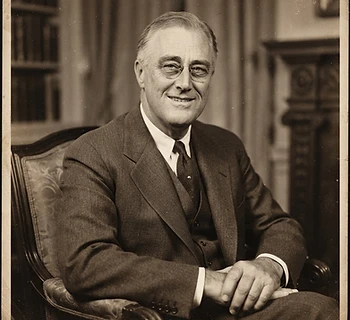 Portrait of Franklin D. Roosevelt