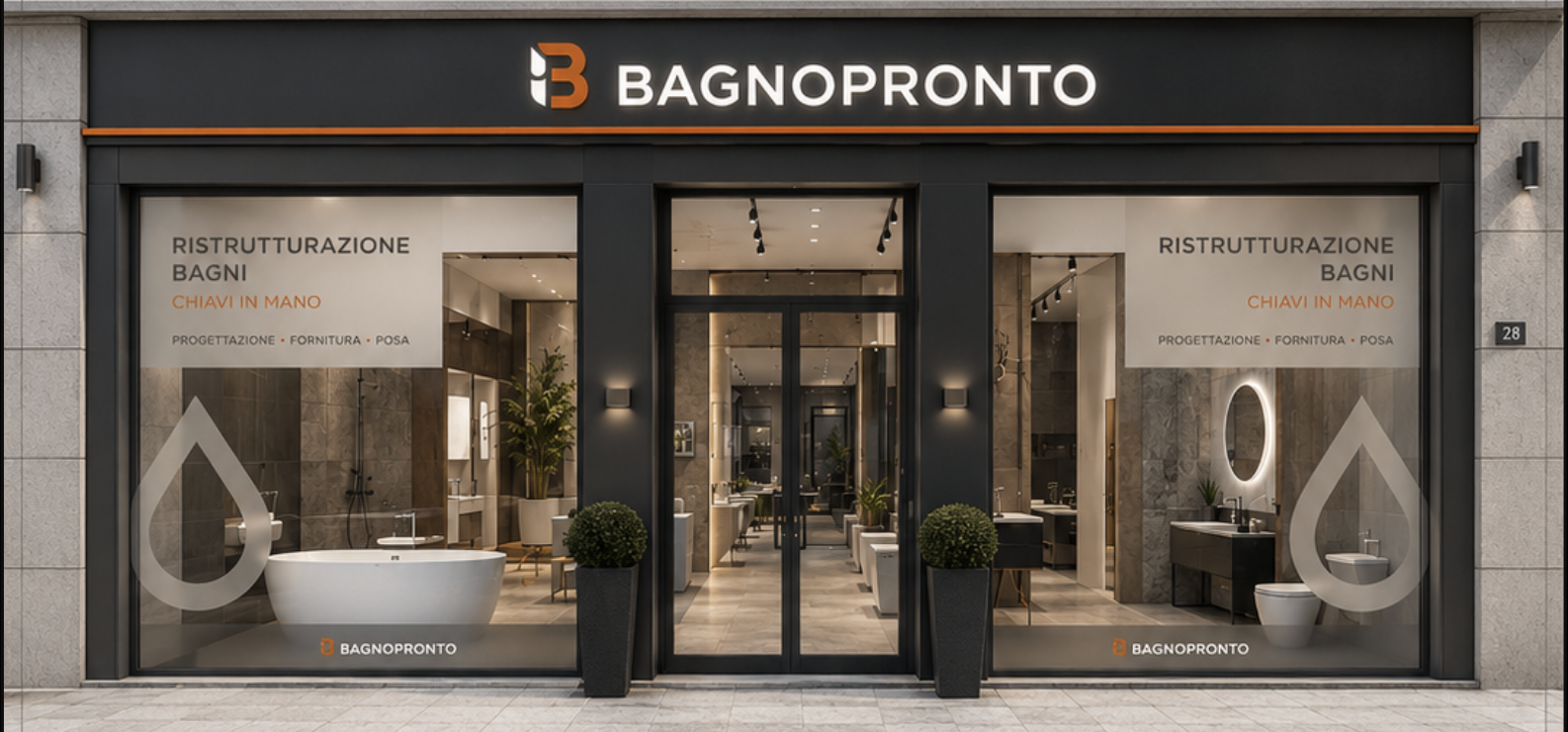 Render showroom BagnoPronto