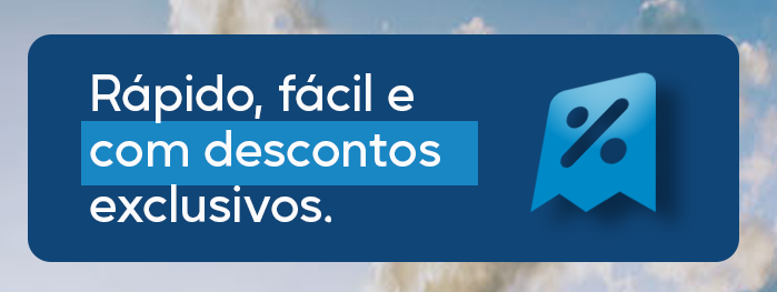 Compra de passagens rápida, fácil e com descontos exclusivos pelo WhatsApp