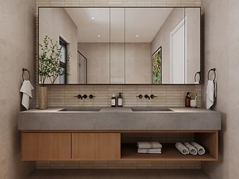 Smart Mirror Vanity — 3D Render — Polokwane