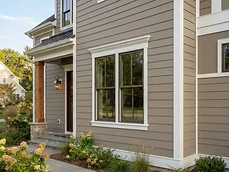 Horizontal wood siding installation and exterior carpentry work on a house in Colts Neck, NJ.