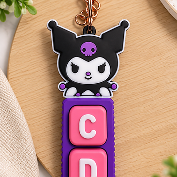 Fidget Clicker Keychain – personalized handcrafted gift by JKC Craft Zone