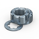 NKE KM19 Locknuts and Washers
