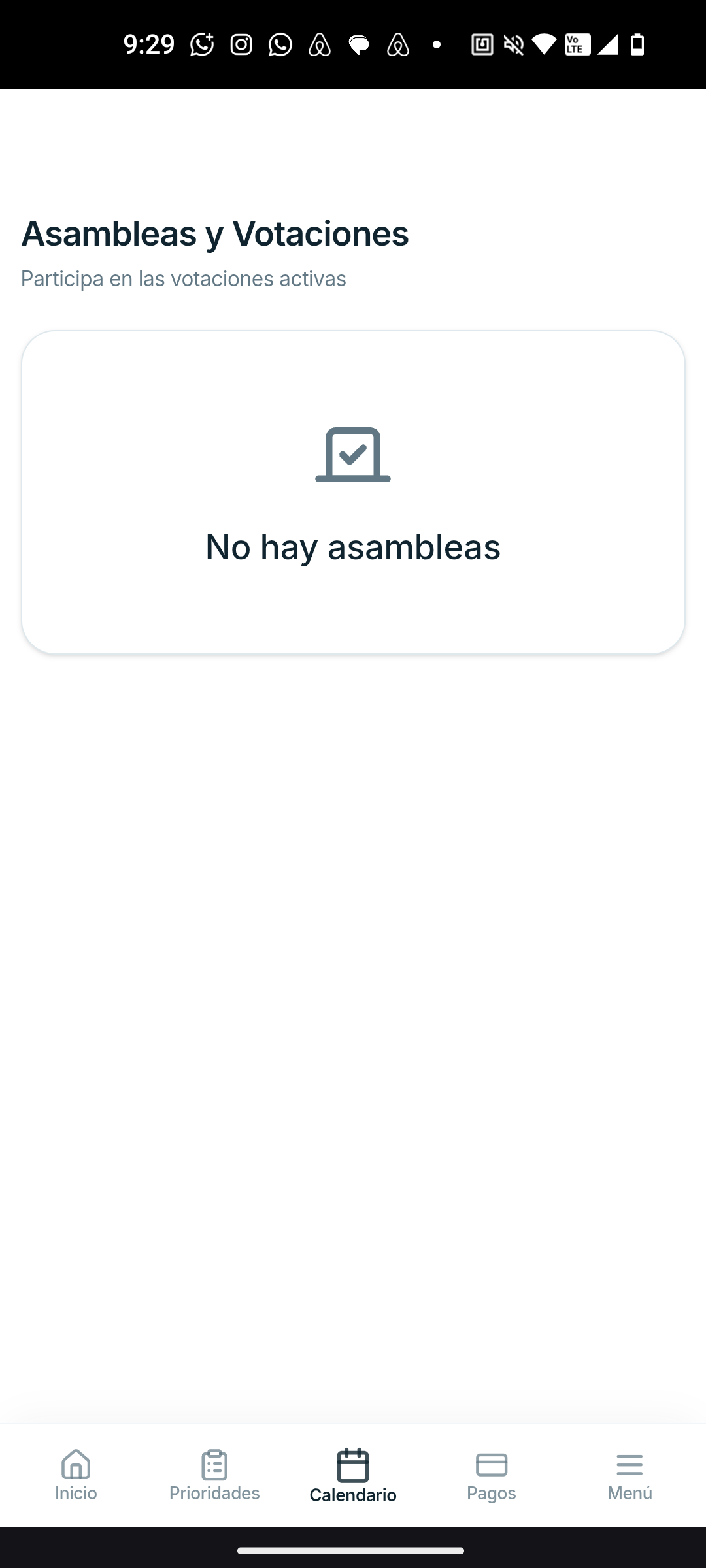 Asambleas y Votaciones