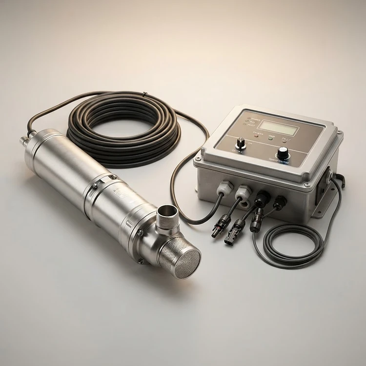 Solar Water Pump System (5.5kW, Submersible)