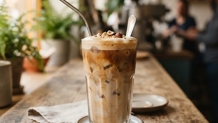 Iced Hazelnut Latte