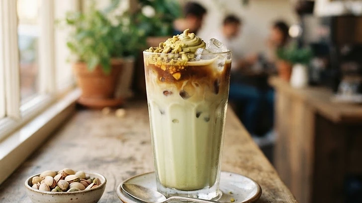 Iced Pistachio Latte