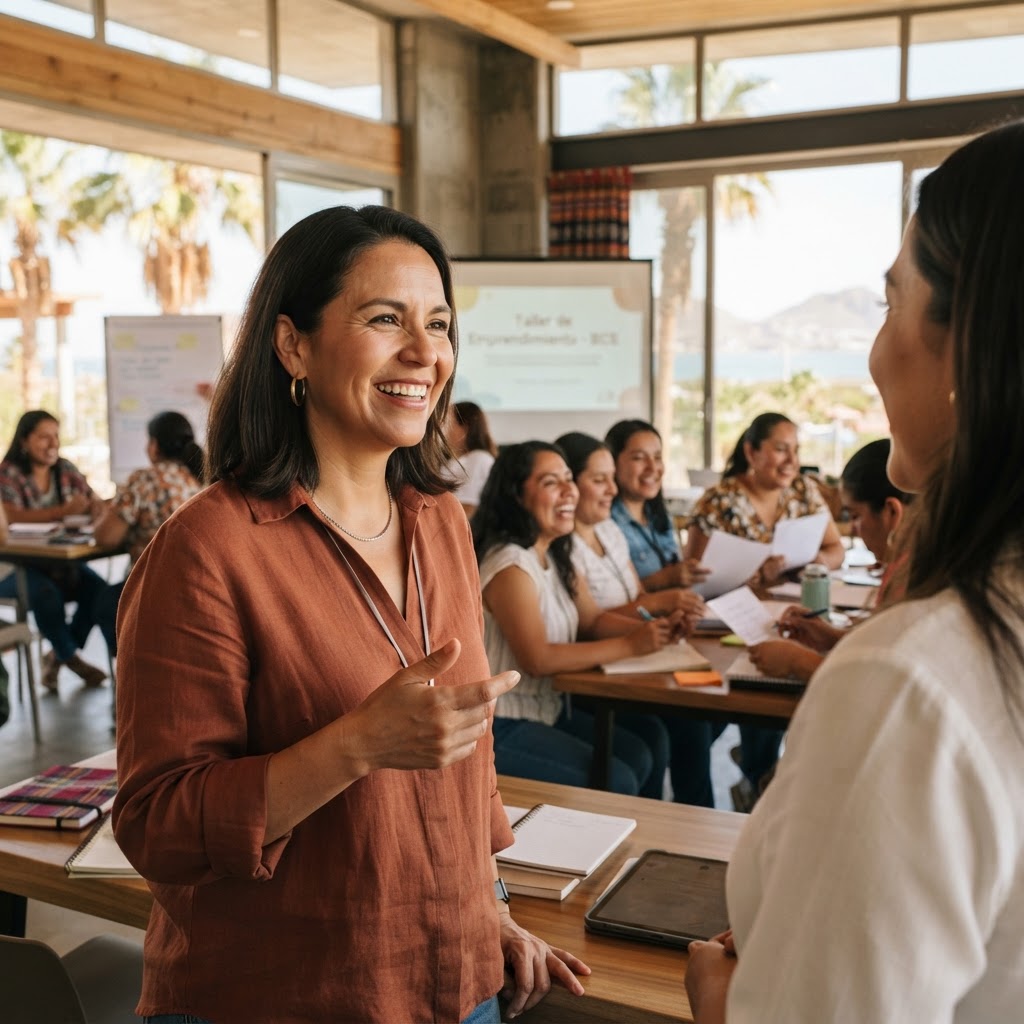 Milena Quiroga prioriza la autonomía económica femenina en Baja California Sur