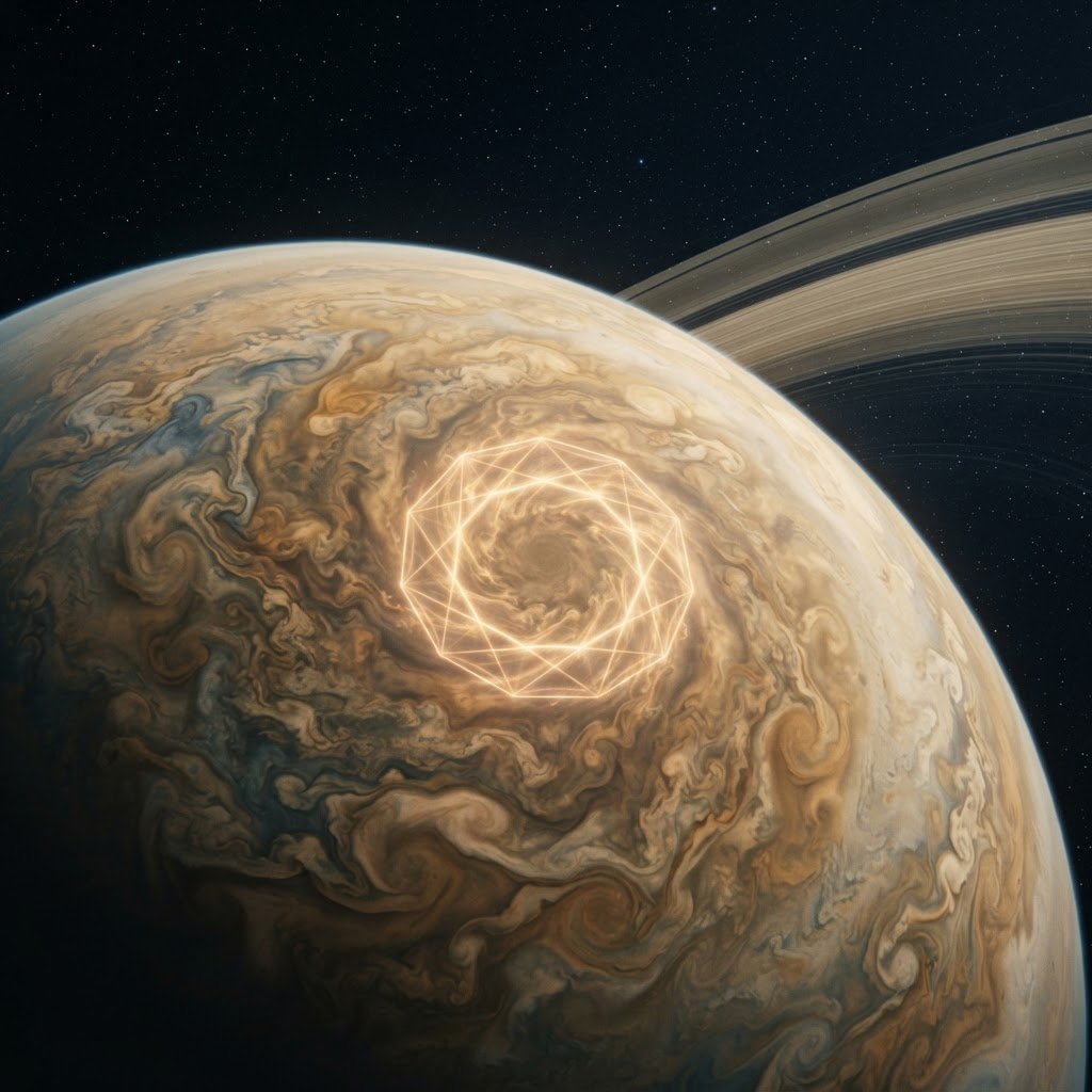 Hallazgo inédito: Saturno revela una estructura decagonal en sus nubes