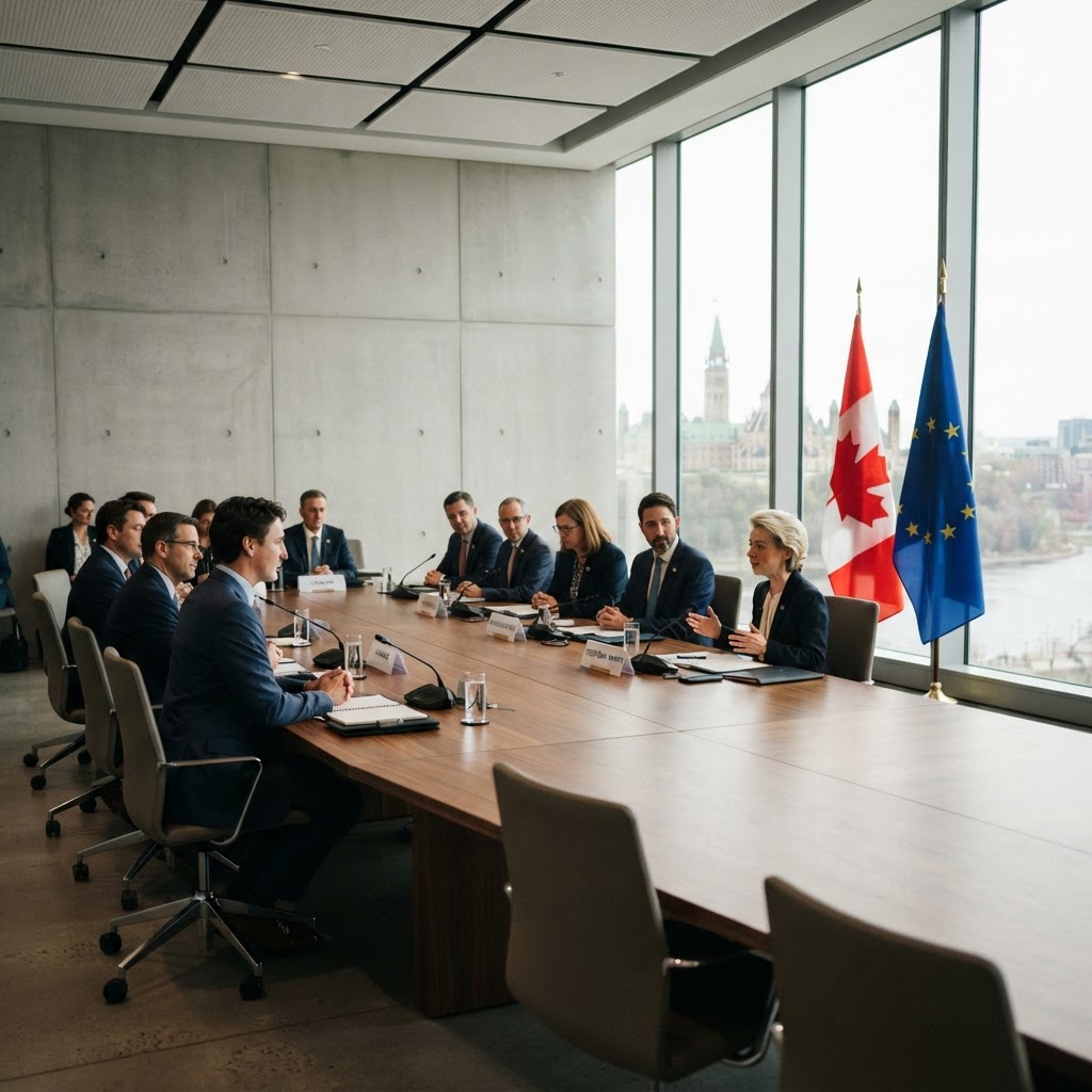Canadá busca refugio económico en Bruselas ante la incertidumbre comercial de Washington