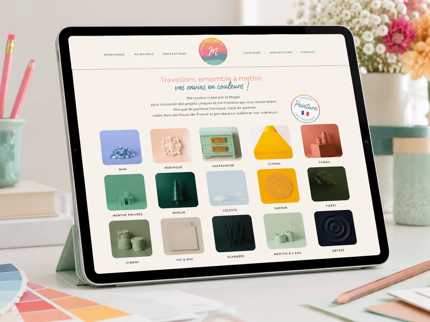 Site de La Magie des Couleurs