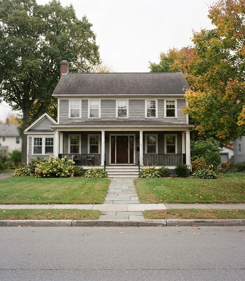 Typical Capital Region NY colonial home