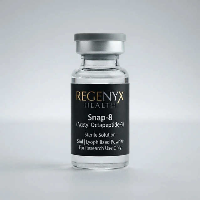 Snap-8 (Acetyl Octapeptide-3) — REGENYX HEALTH vial