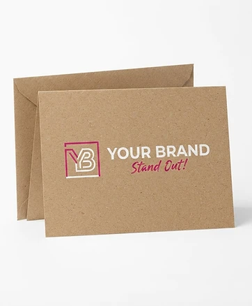 Kraft Paper Greeting Cards