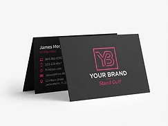 Folded Business Cards 14PT + Matte Finish