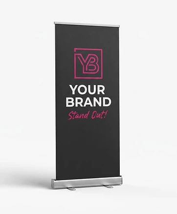 Pull Up Banners 13oz Matte Vinyl Silverbase