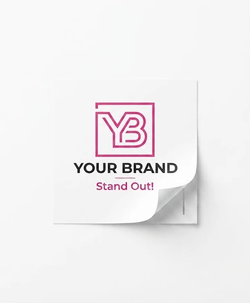 60lb slit back label / Stickers