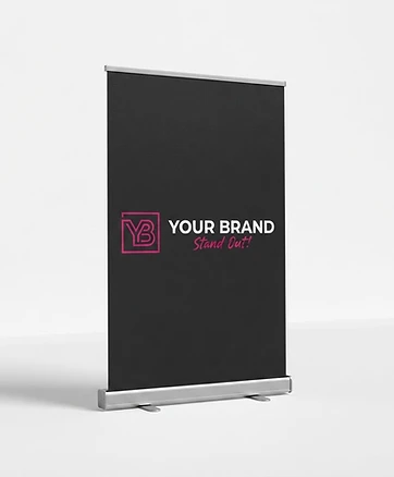 Double Sided Pull Up Banners 13 oz Matte Vinyl
