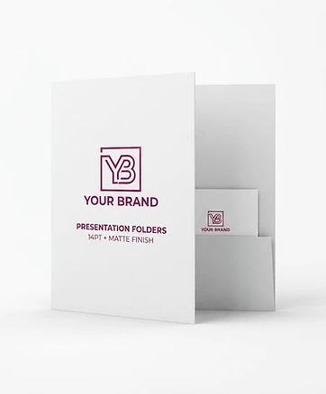 Presentation Folders 14PT + Matte Finish