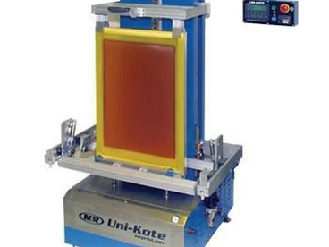 M&R Uni-Kote automatic screen coating machine