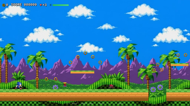 Sonic Dash template preview