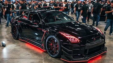 Car show scene