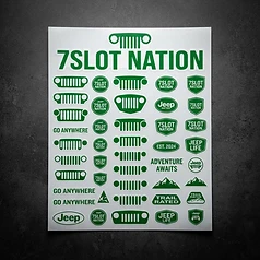 7Slot Nation Sticker Pack