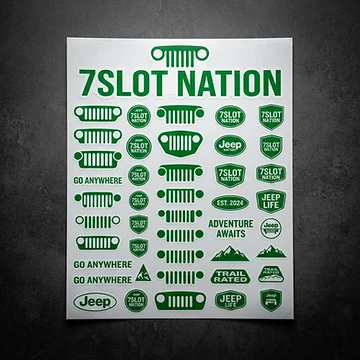 7Slot Nation Sticker Pack