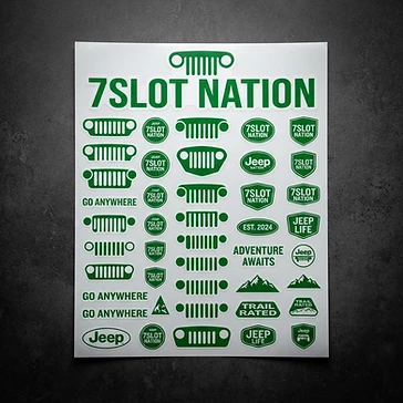 7Slot Nation Sticker Pack