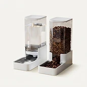 Automatic Pet Water Dispenser and Food Feeder