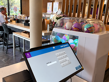 The Sushi Hanamaru counter and ordering area