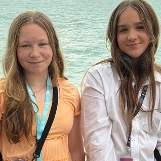 Sisters by the water