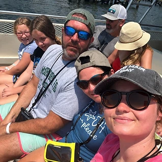 On the water