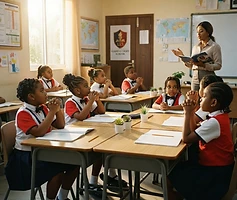 Pupils in the classroom