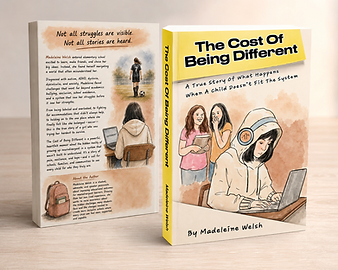 The Cost of Being Different — book cover by Madeleine Welsh