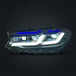 Dual-Color LED Headlight Assembly — BMW M5 F90 / 5 Series G30–G38 (2017–2023) | 6000K Adaptive-Style Pair