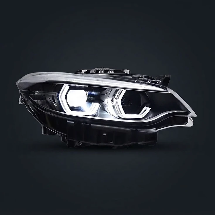 Spoon-Style LED Headlight — BMW M2 F87 / 2 Series F22–F23 (2014–2020) | 6000K Projector Pair