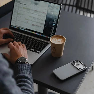 Modern open-plan office space