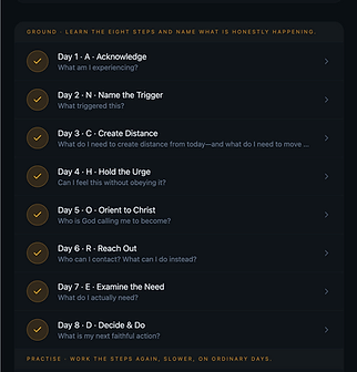 The Reset, day by day