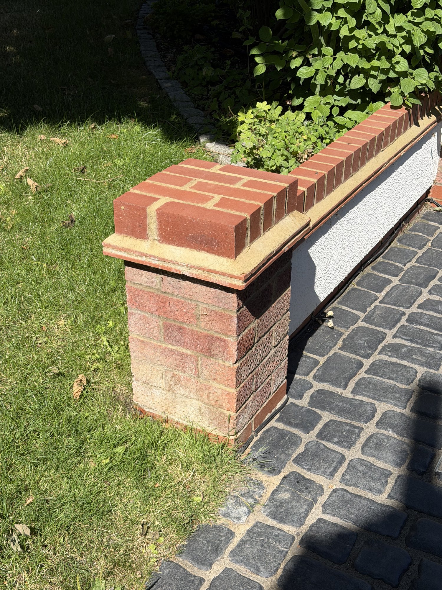 Brick pillar detail