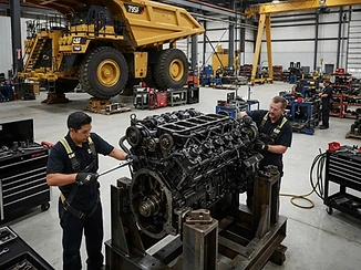 Mining Haul Truck Engine