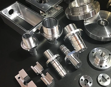 Assorted milled and turned parts – CNC milling / turning, Various materials