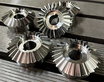 Bevel gears – CNC turning / milling, Heat-treatable steel