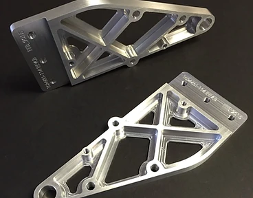 Triangular bracket – CNC milling, Aluminium
