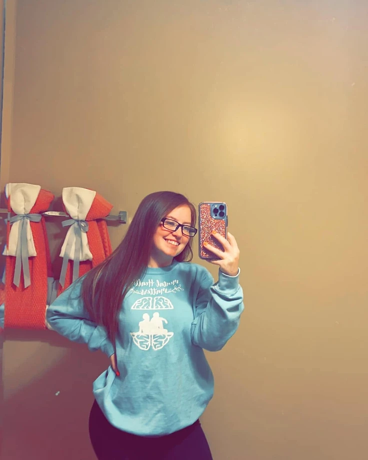 Mint Blue Mental Health Matters Crewneck Sweatshirt