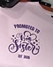 Big Sister Short Sleeve Glitter Purple T-Shirt 1