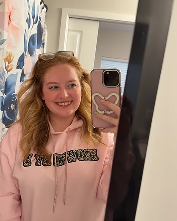 Browed by B Pink Leopard Print Hoodie